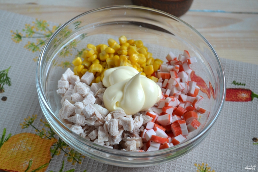 Салат с курицей и кукурузой: 10 рецептов приготовления с фото