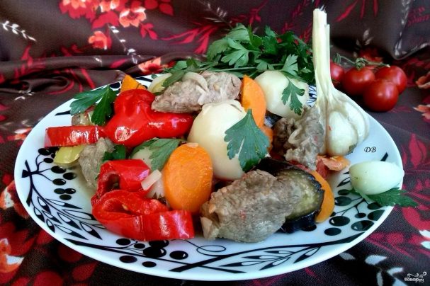 Дымляма по-узбекски в казане с капустой: пошаговый рецепт с фото