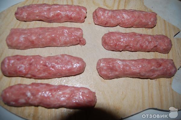 Мясные колбаски без оболочки